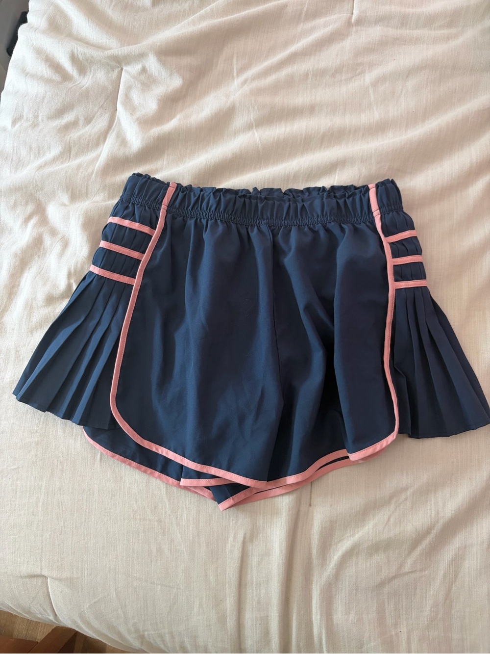 Flowy Pleated Athletic Shorts
